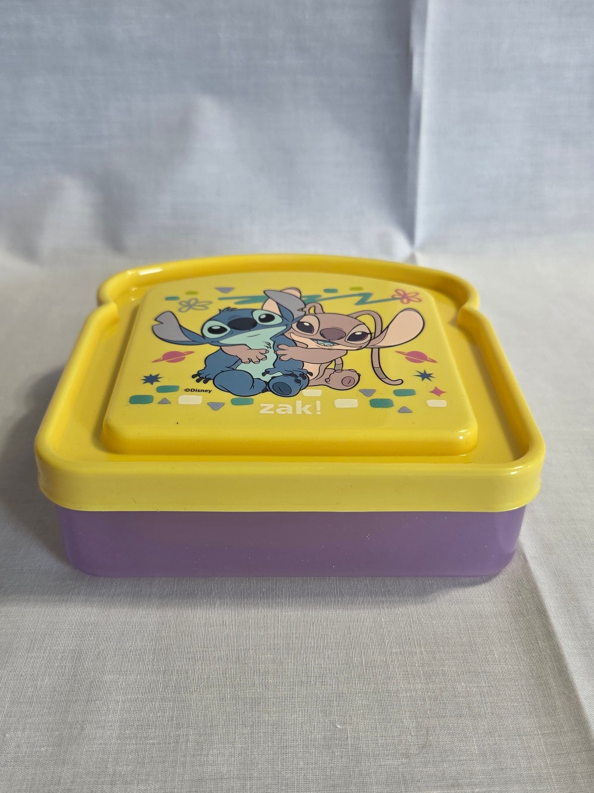 Set 3 Disney LILO & STITCH Sandwich Holders Snack Packer lunch box bread Contain