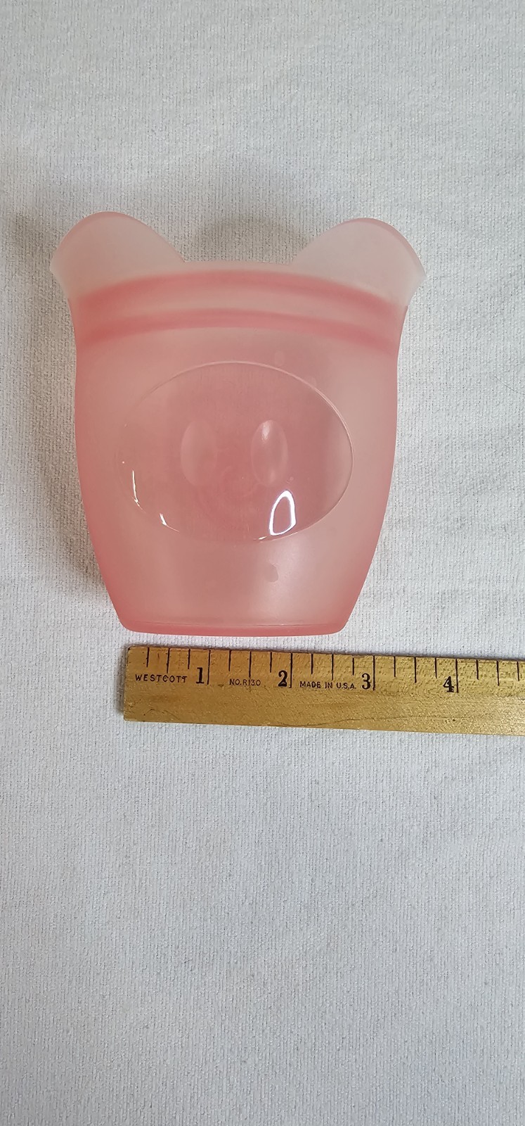 Toddler Snack Containers 4oz zip top 100% Platinum Silicone 4PK baby snack