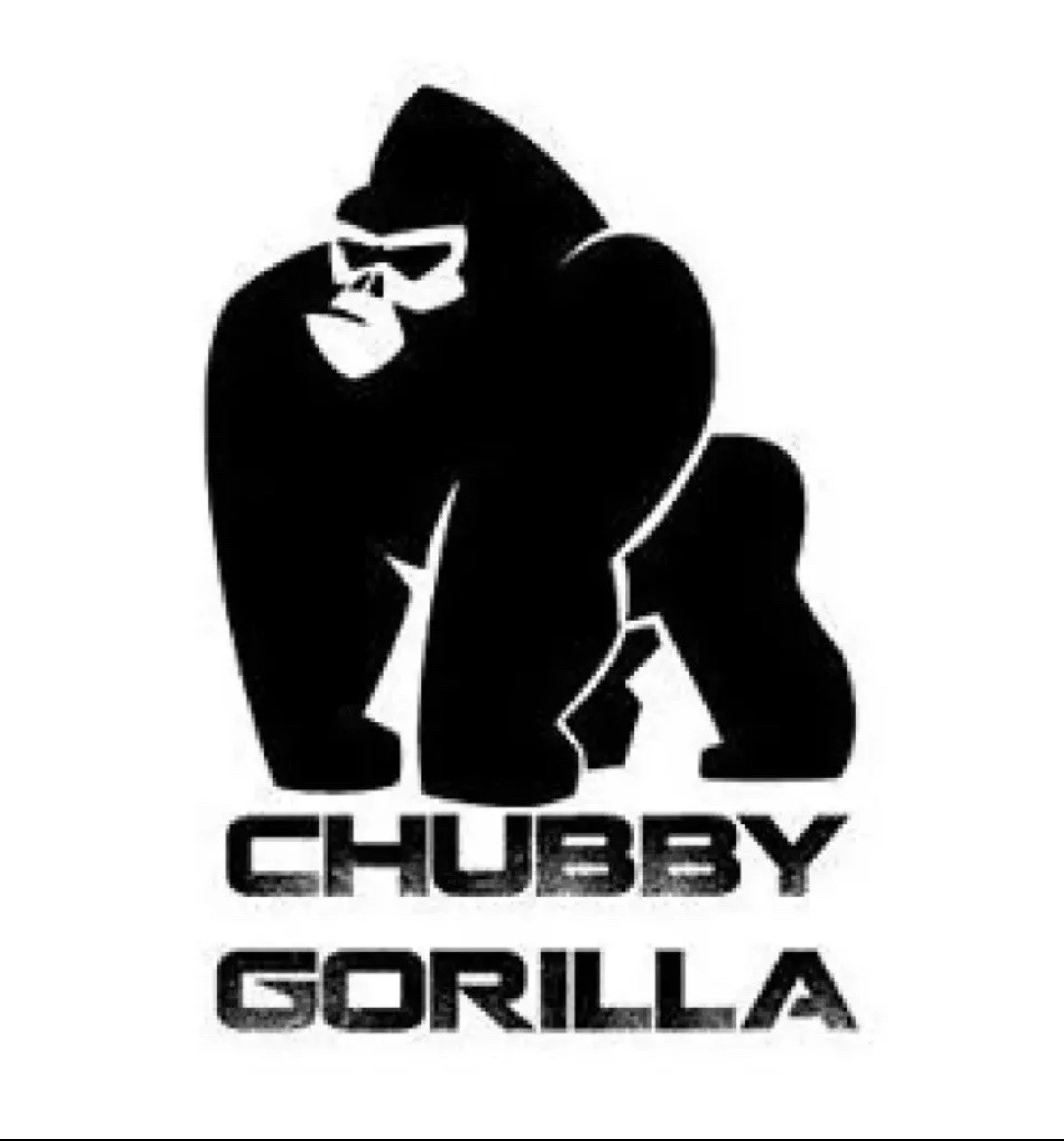 CHUBBY GORILLA 30ML STUBBY AUTHENTIC PET Bottles (50pack) WHITE BOTTLE/WHITE LID