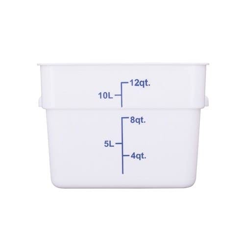 CenPro 29A-088 Square Food Storage Containers with Lids, 12 Qt. (12 Pack)
