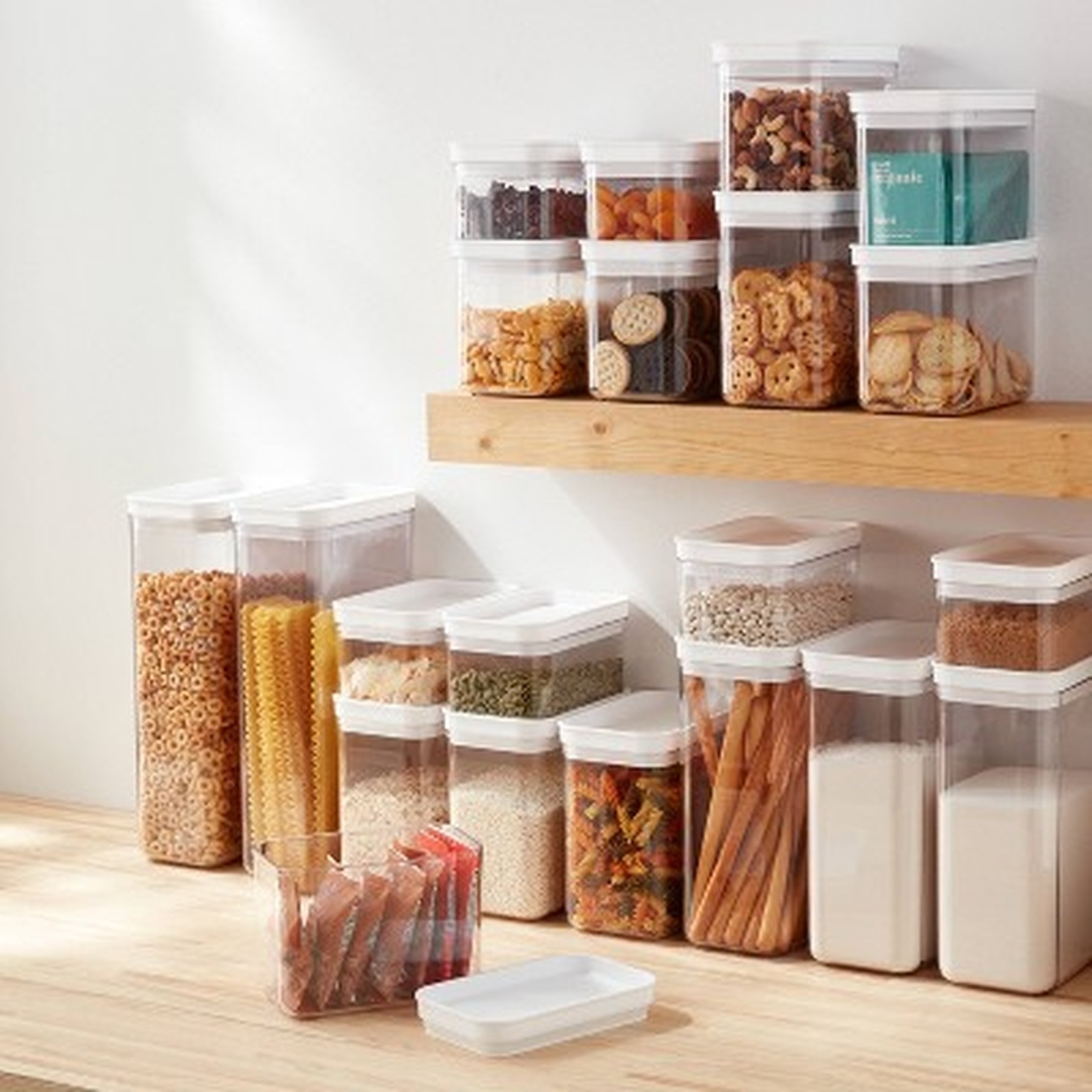 21pc Food Storage Canister Set – Brightroom – Clear Plastic Containers