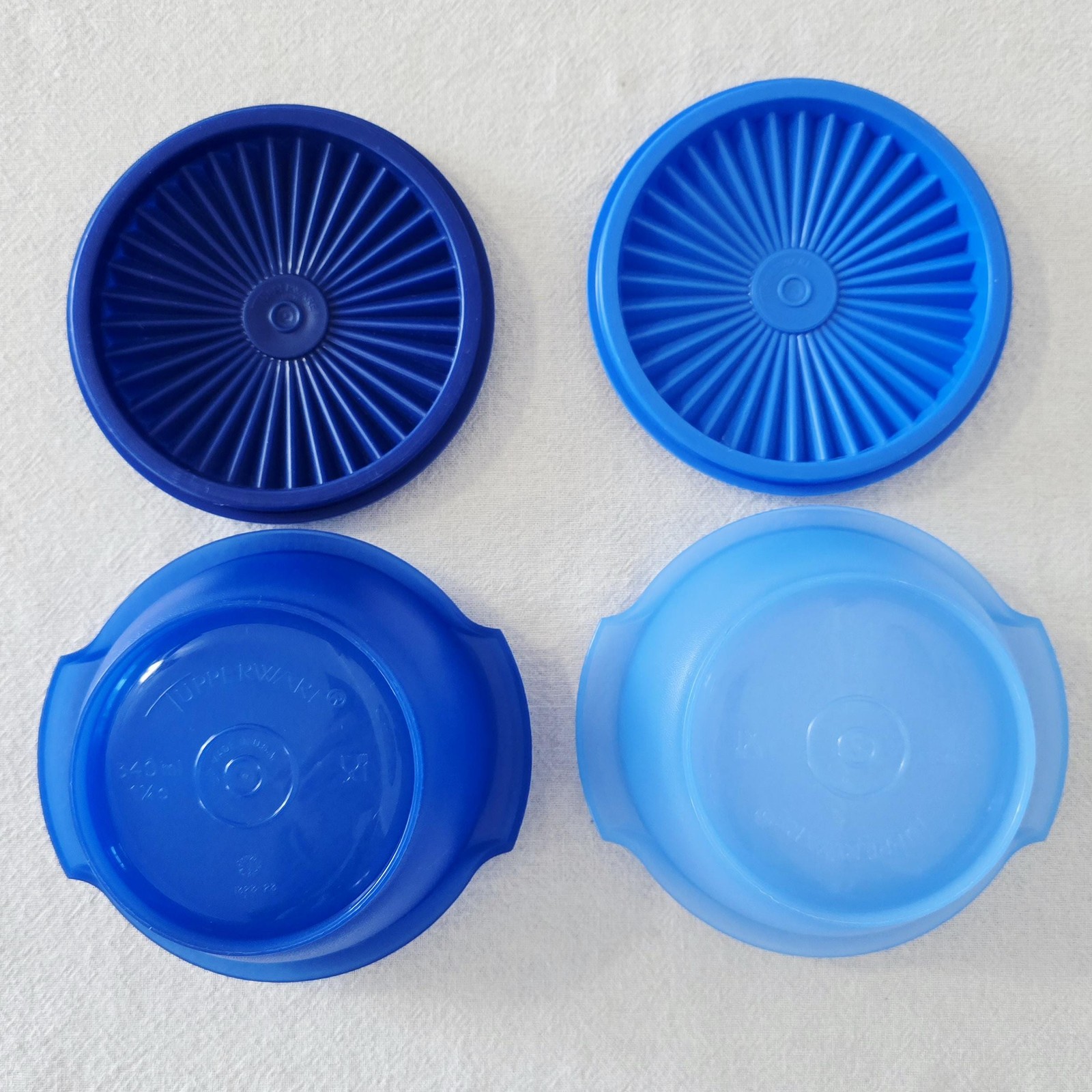 Tupperware Servalier Bowls 1 1/4 Cup With Seals Set Of 2