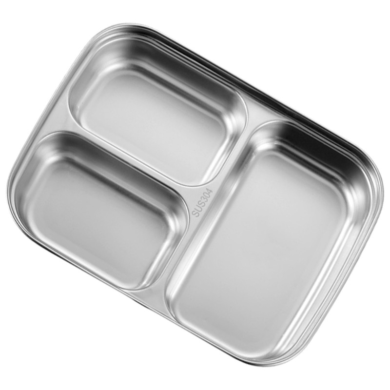 Easy to Use 304 Stainless Steel Multiple Compartment Tray For Everyday Use