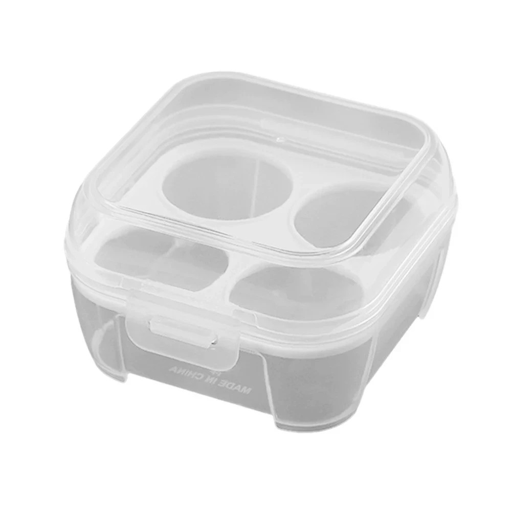 3/4/8 Grids Egg Holder Container, Shockproof Kitchen Organizer for Outdoors