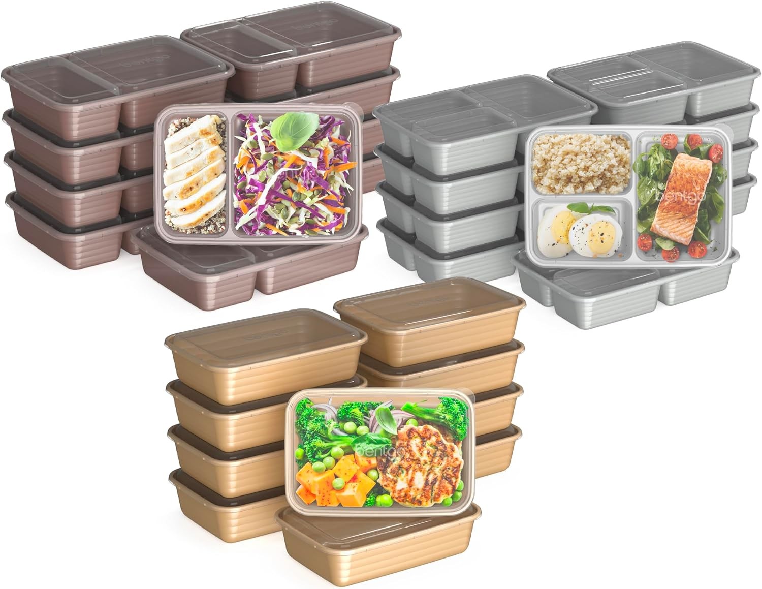 Bentgo Prep 60-Piece Meal Prep Kit Reusable PFAS & BPA-Free Food Containers