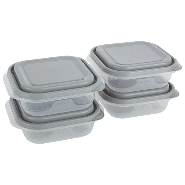 EveryWare Food Storage Container Set – Multisize – 40pcs/20ct- Gray