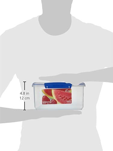 Sistema KLIP IT Rectangular Collection Food Storage Container, 101 oz./3 L, C…