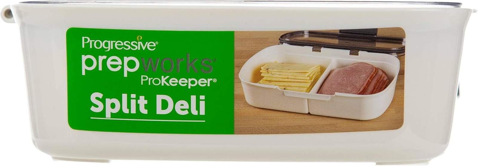 Prokeeper Split Deli Food Storage Container with Air-Tight Silicone Seal and Dry