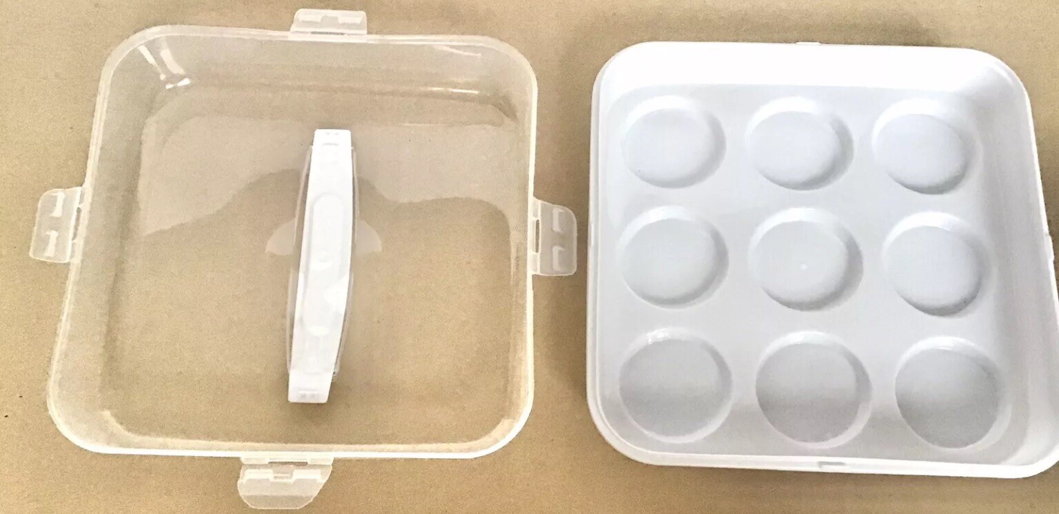 Cupcake Holder Carry Container Holds 9 Cupcakes With Lid Protection