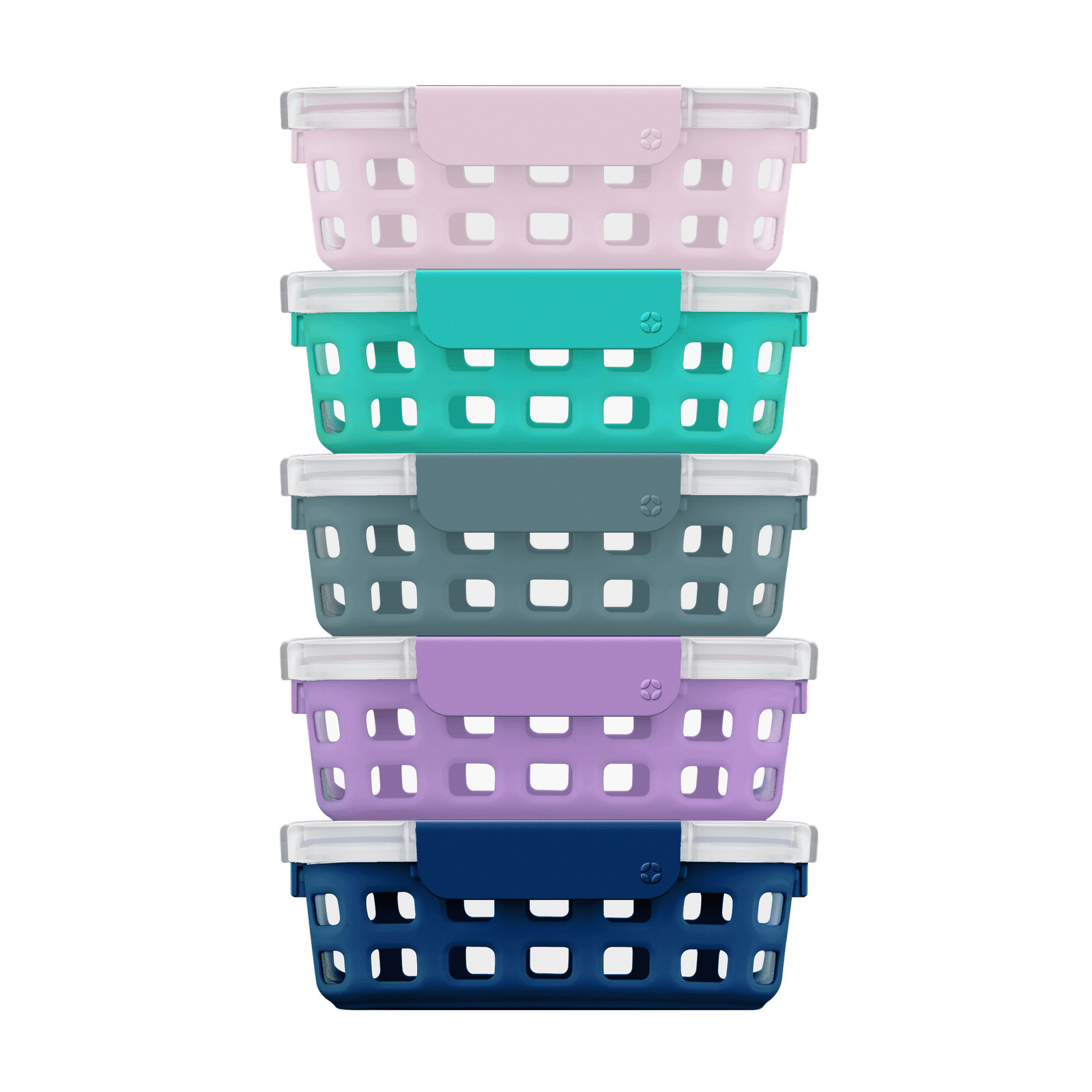 3.4 Cup 27 Ounce Duraglass Food Storage Meal Prep Container Set, 10 Piece