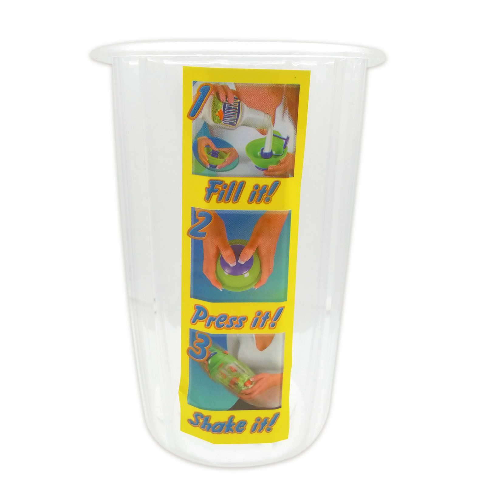 Clear Salad Blaster 26oz Cup Salad to Go Stores 2oz of Dressing Portion Control