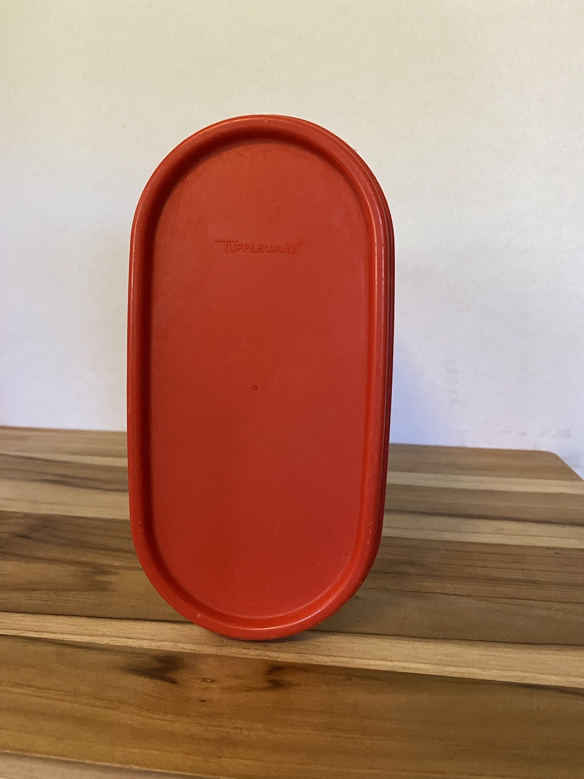 Tupperware Modular Mates Sheer Oval #5 with Red Top ~12 1/4 Cups ~ 1615/1616