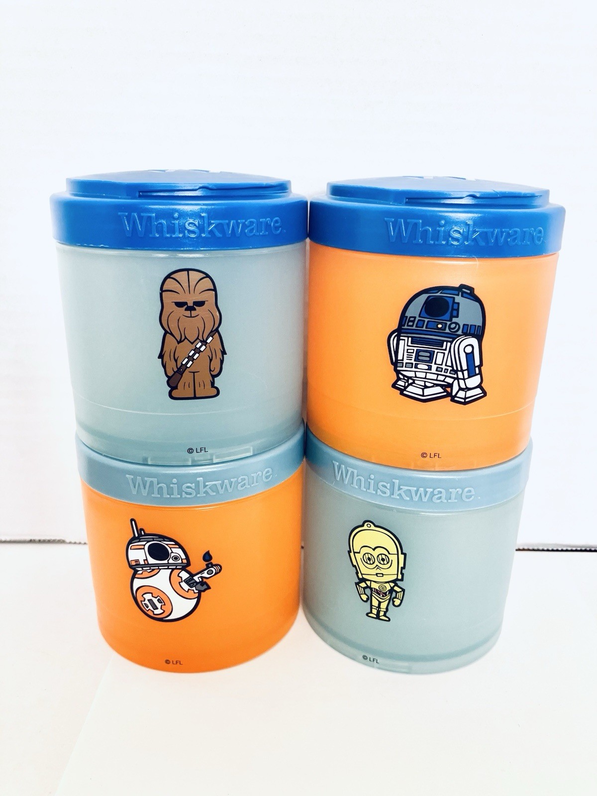 Whiskware Star Wars Stackable Snack Cups Set Of 4 No Handle/Replacements