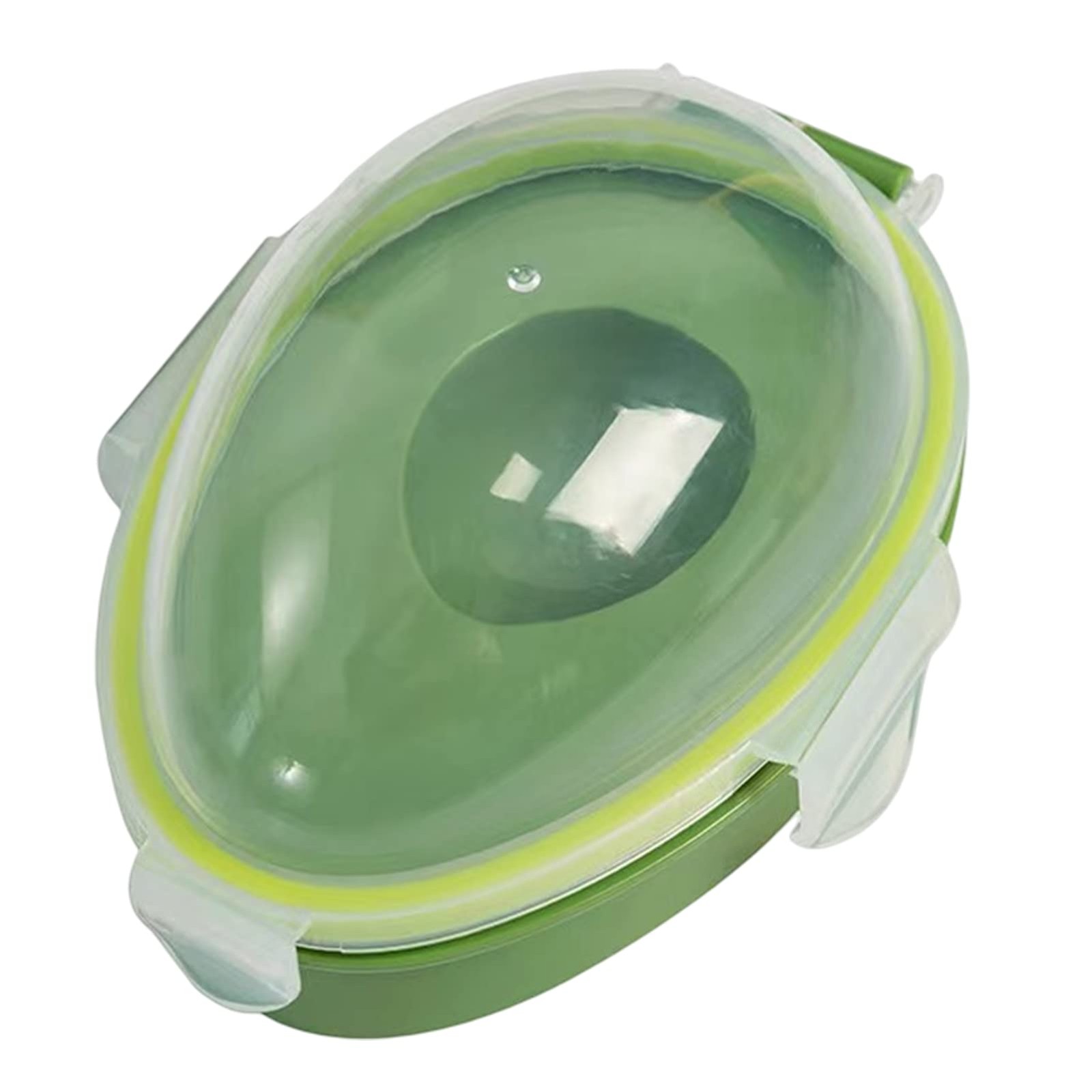 Qirvaten Avocado Saver Holder Food Crisper 6.02 x 4.33 x 3.15 inches, green