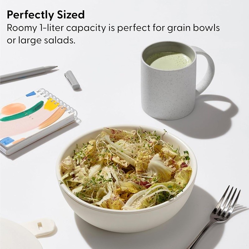 Premium Ceramic Meal Prep Bowl Eco-Friendly Microwave Safe Food Container New