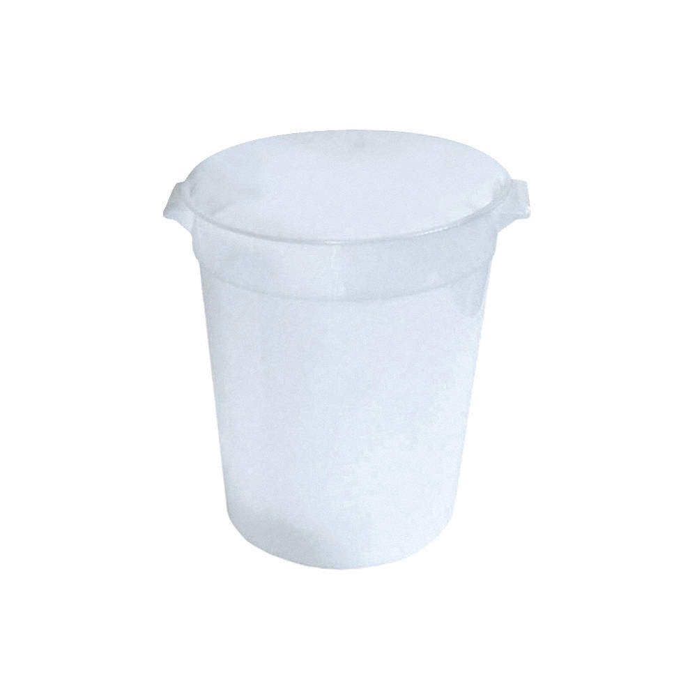 CRESTWARE RCW4 Round Container,8 1/4 in L,White 45GK09