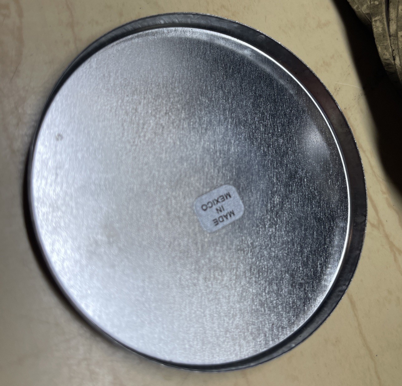 Set Of 12 Thin 2 7/8” Steel Jelly Lids Slip On 3/16” Deep Made In Mexico