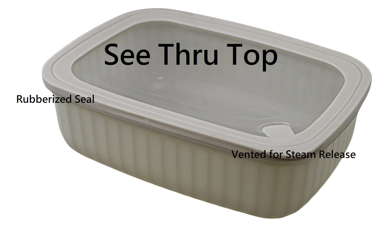Set of 4 BPA-Free Triangle Food Storage Containers Vented Lids Assorted Sizes
