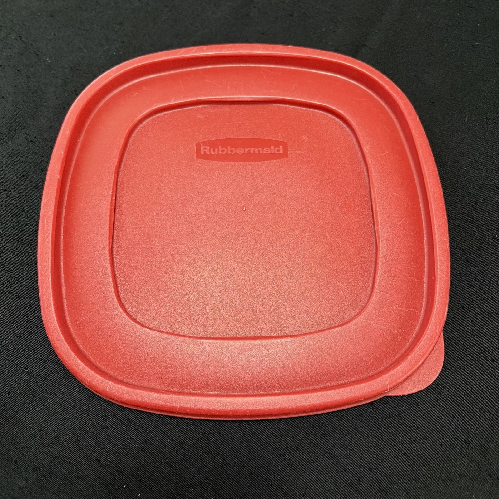 Vintage Rubbermaid Servin Saver Divided Portion Storage Container Red *Lid Only*