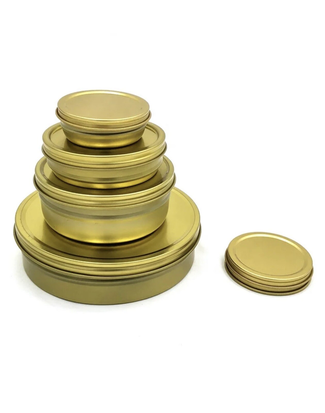 Gold Caviar Tin (Vacuum Sealable) 250g (100 tins)