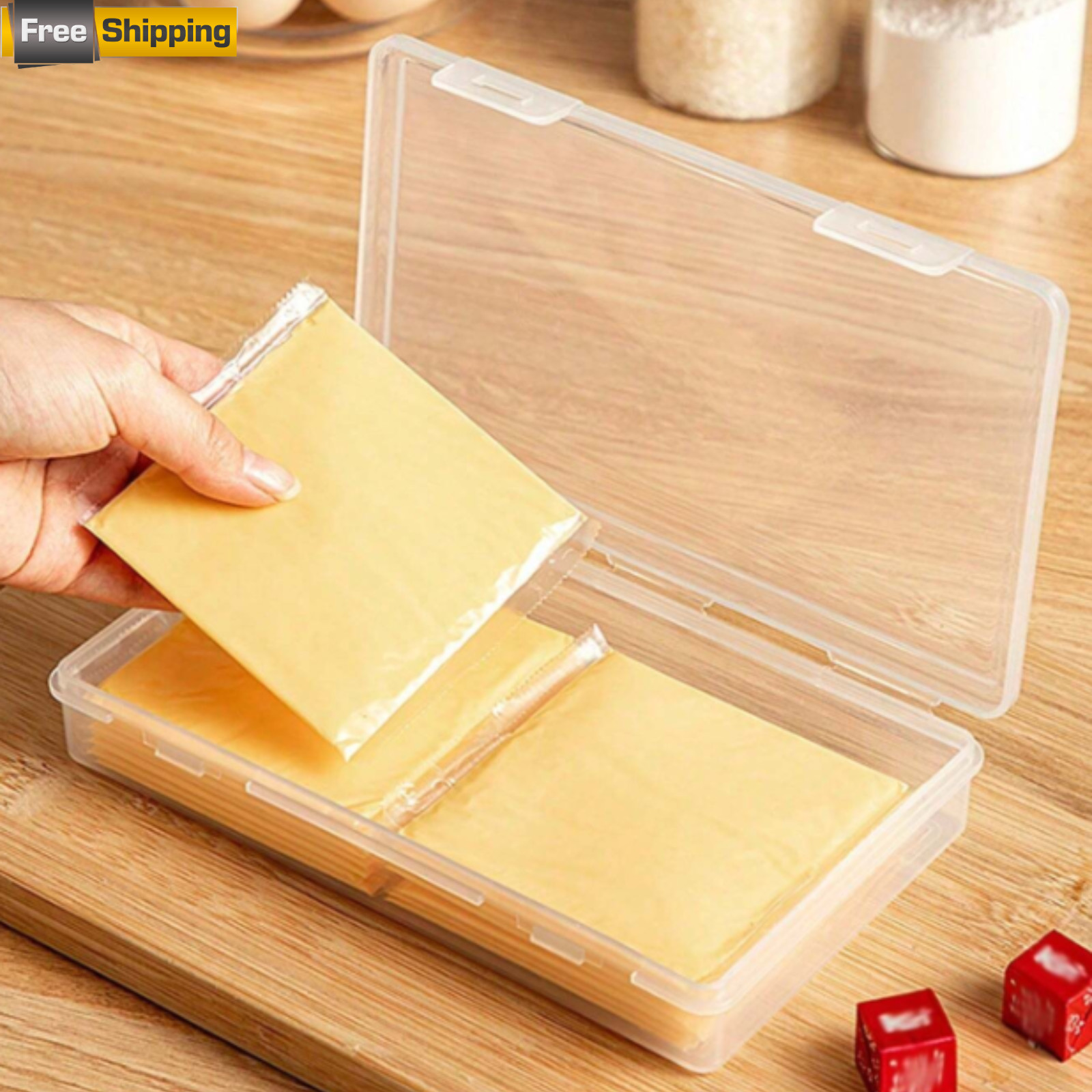 1pc Mini Box Plastic Storage Containers with Hinged Lid for Jewelry & Small Item