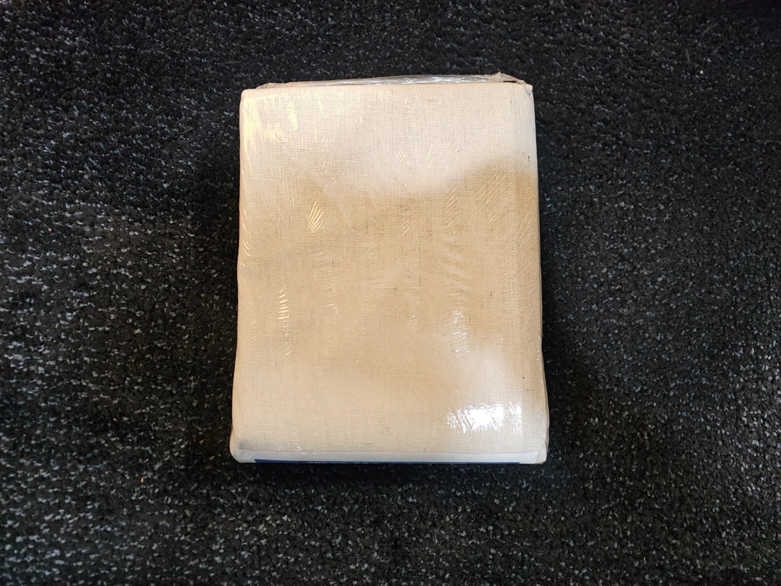 (QTY 12) Premier 45502 5 x 5 ft Butyl Leak Proof Canvas Plastic Drop Cloth