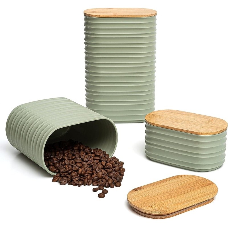 Airtight Food Storage Containers Set Dry Ingredients Kitchen Canisters BPA Free