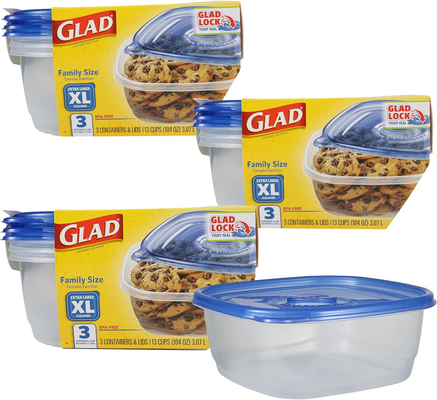 Mini Round Food Storage Container W/ Lid Small BPA Free Reusable