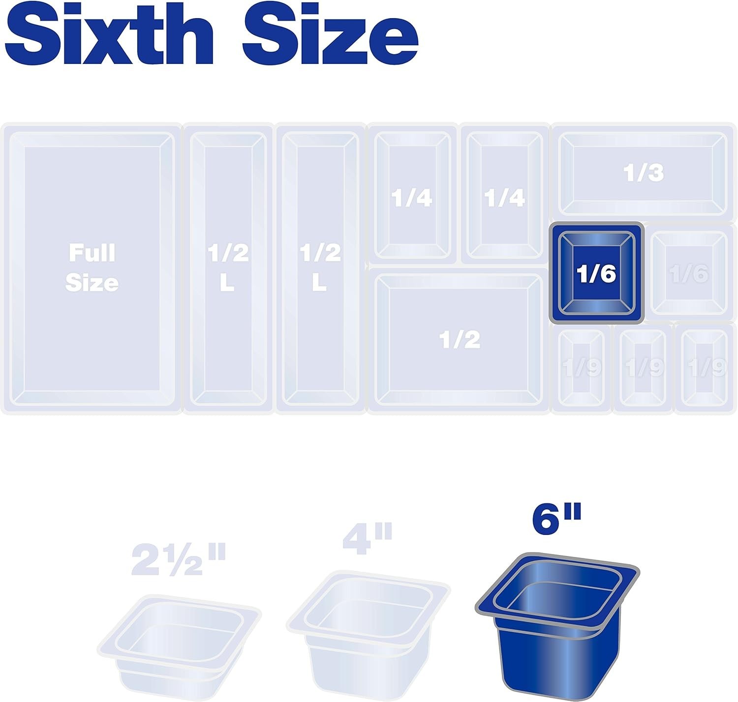 Storplus Food Pan, Food Storage Container with Spoonable Corners for Catering…