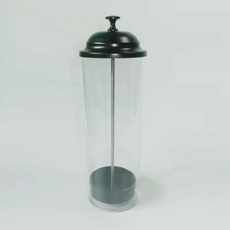 Plastic Straw Dispenser for Counter Dustproof Drinking Straw Organizer with Lid