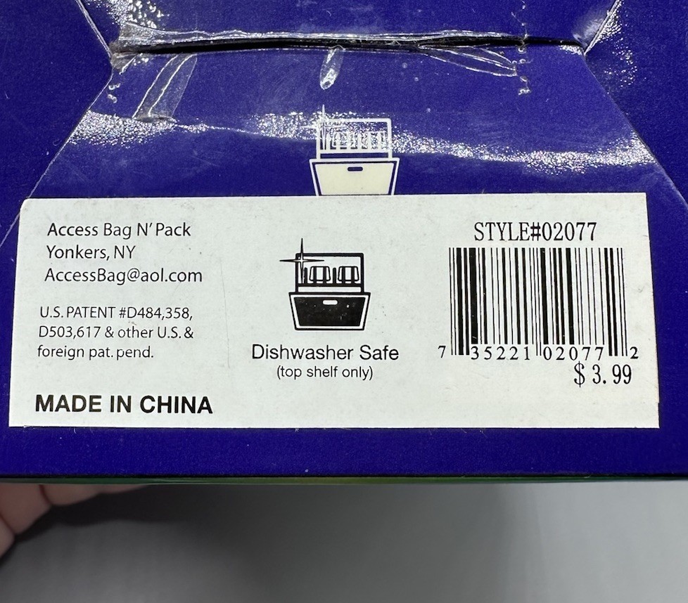 Vintage Cool Gear Wild Packs Mini Storage Containers Animal Faces Set of 4 NOS