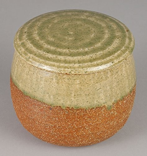 Ohitsu Rice Pot Vidro Glaze 11-05 Iga Ware Japan