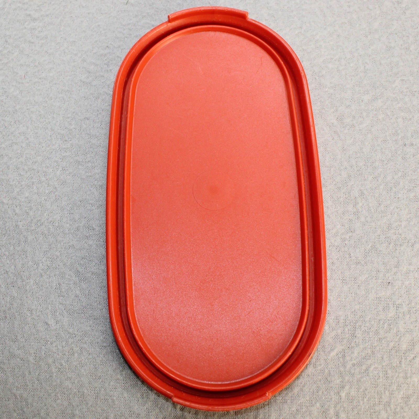 Tupperware Modular Mate Oval 5 Container Red Lid 12.25 Cup Good Vintage Storage