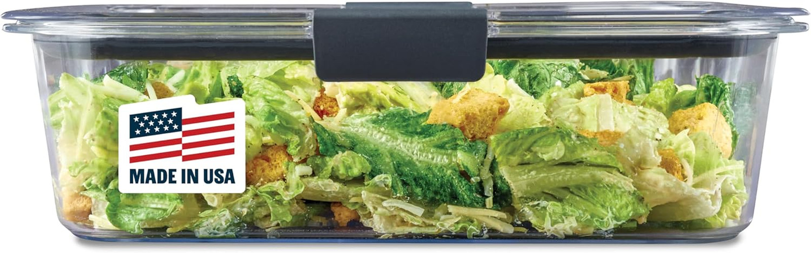 Brilliance Large Food Storage Container, 9.6 Cup, Bpa-Free, Leak-Proof, Clear