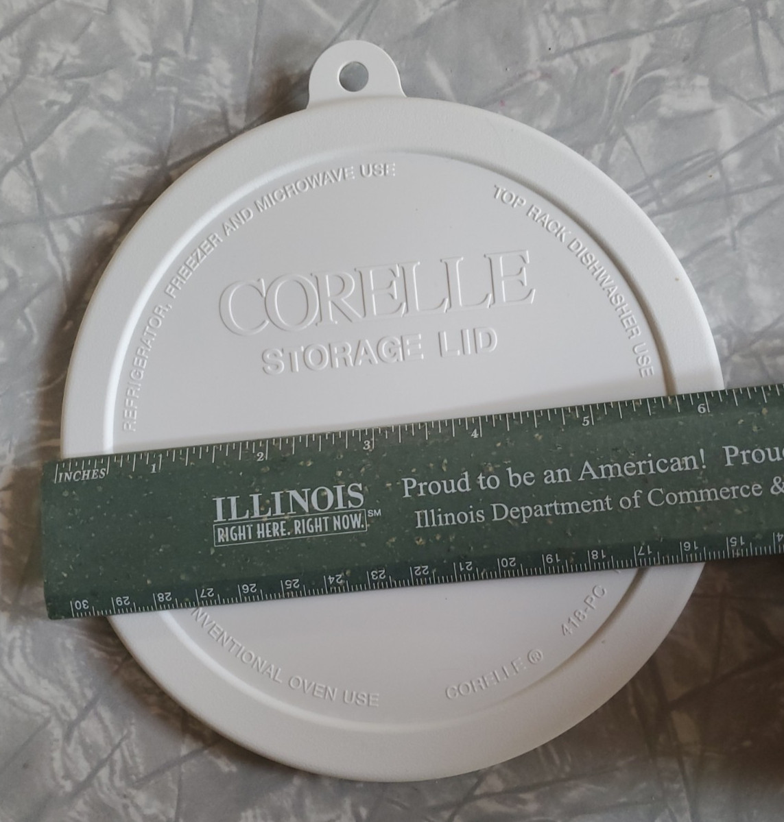 6 CORELLE Plastic Storage 18 oz Cereal Bowl 418-PC Replacement Lids 6-1/4″ wide
