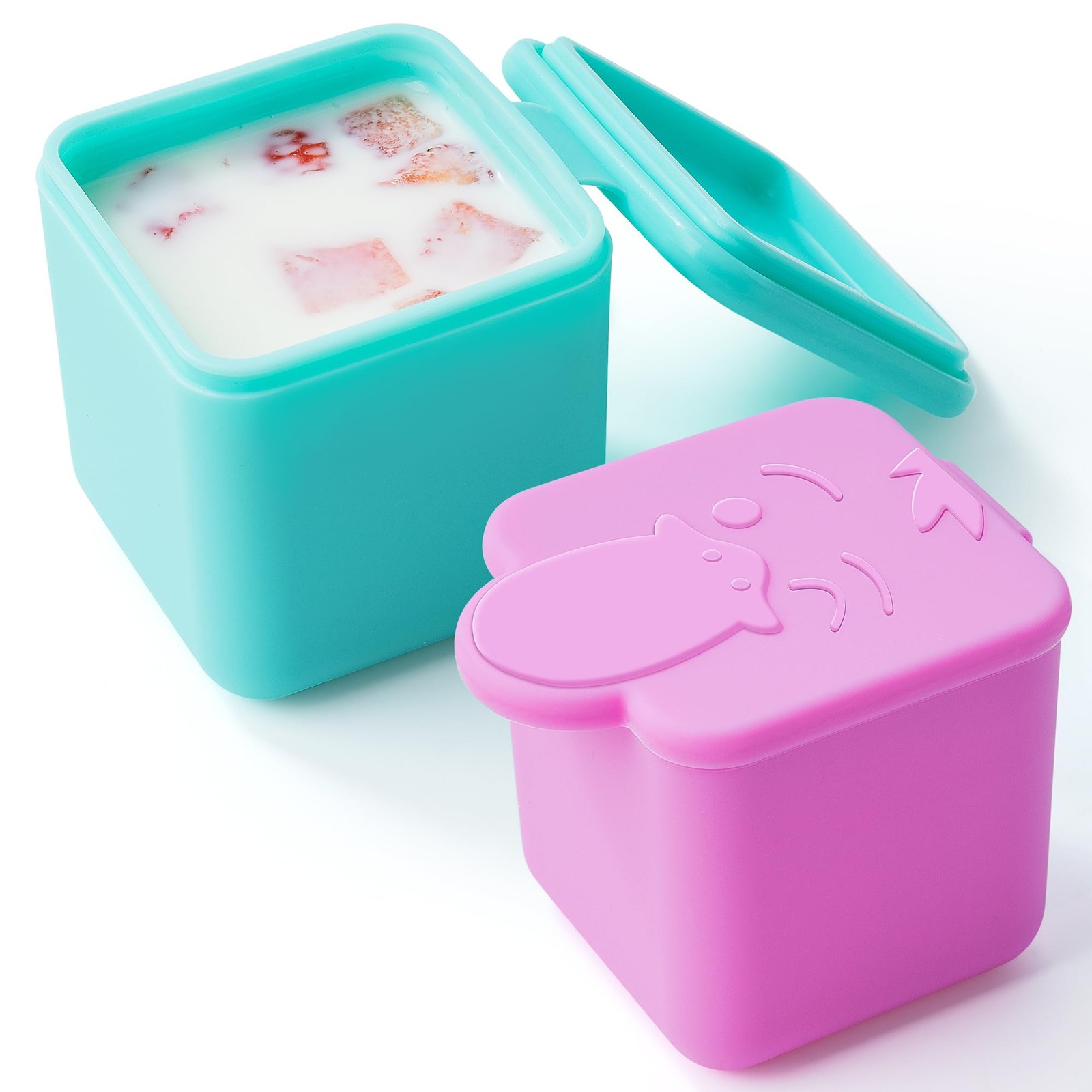 Leakproof Dips Containers for Kids Compatible with Omie Lunch Box