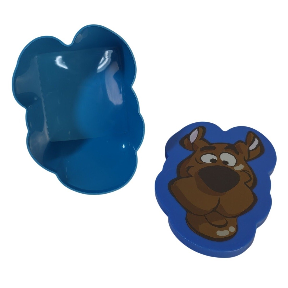 Scooby-Doo Blue Plastic Food Container 0.75L Character Lid Paramount Parks