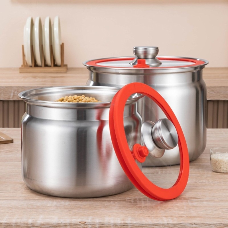 Industrial Container Leakproof Storage Jar Accessory for Flour Sugar Grains