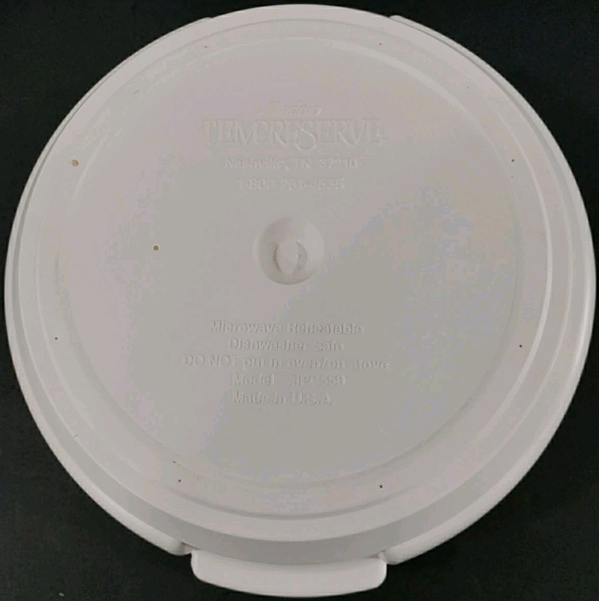 Aladdin Tempreserve Insulated Round Hot Cold Food Carrier Pie Dish Server