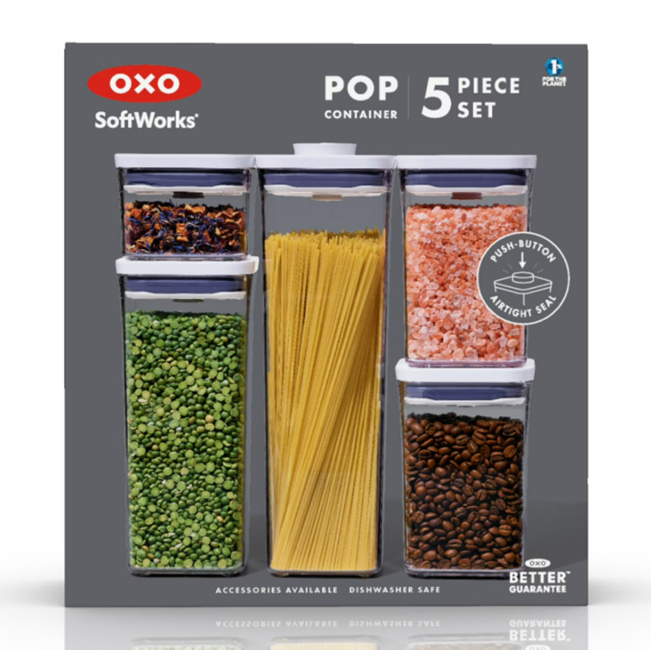 OXO Softworks POP 5-Piece Container Set