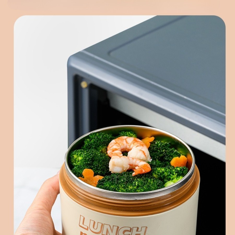 600ml stainless steel long-lasting insulation leak proof portable lunch box