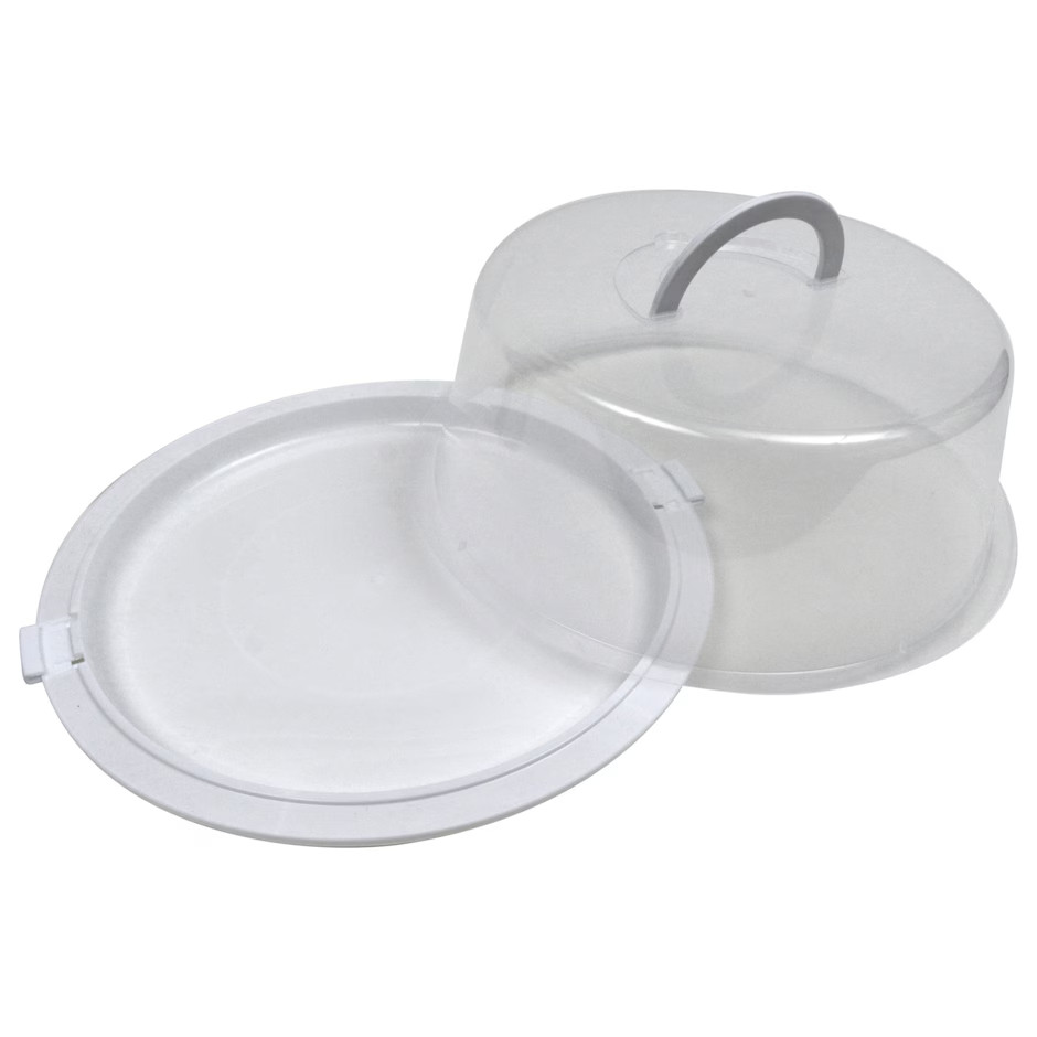 Sure Fresh Reusable Plastic Cake Carrier Container With Lid-NEW