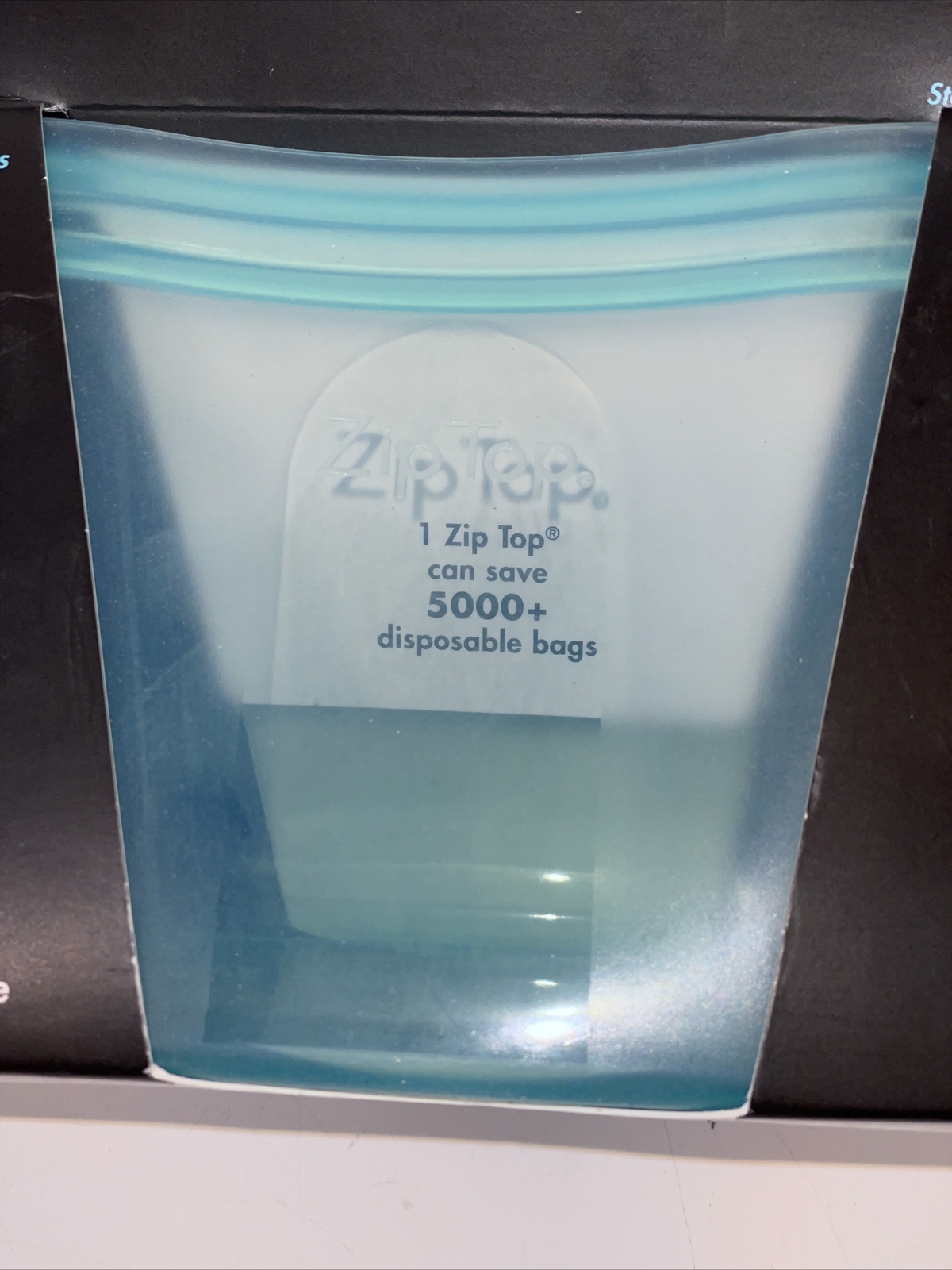 NEW Zip Top Reusable Containers – 1 Medium Dish 24 Oz Teal Color
