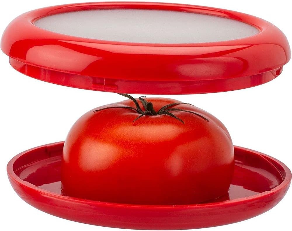 Fresh Stretch Pod Tomato Storage Container, Silicone Fridge Organizer, BPA-Free