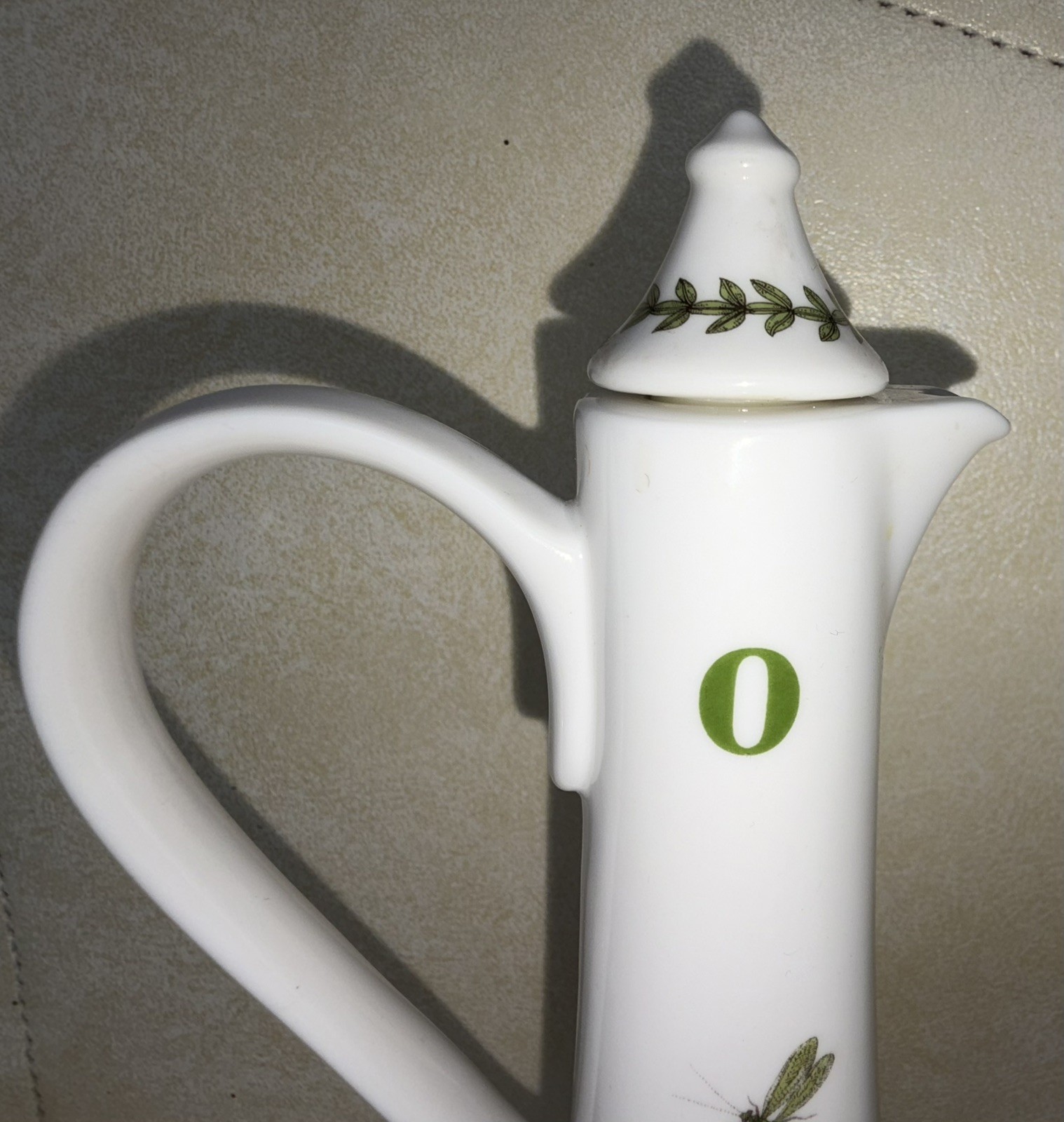 Portmeirion Botanic Garden Olive Oil Cruet Bottle With Lid 9” Tall Susan