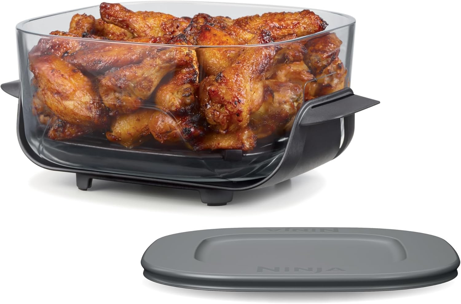 Ninja 4-QT Cleancrisp™ Glassware Container with Storage Lid, Compatible with Nin