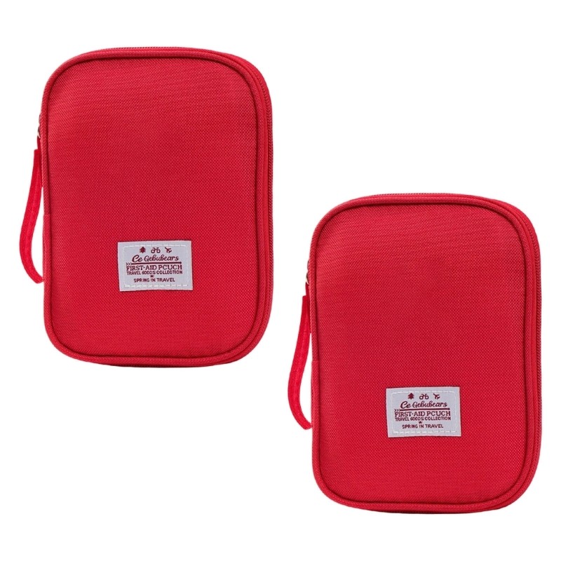 First Aid Storage Bag With Waterproof Anti Fall Design For Home Travel Hiking