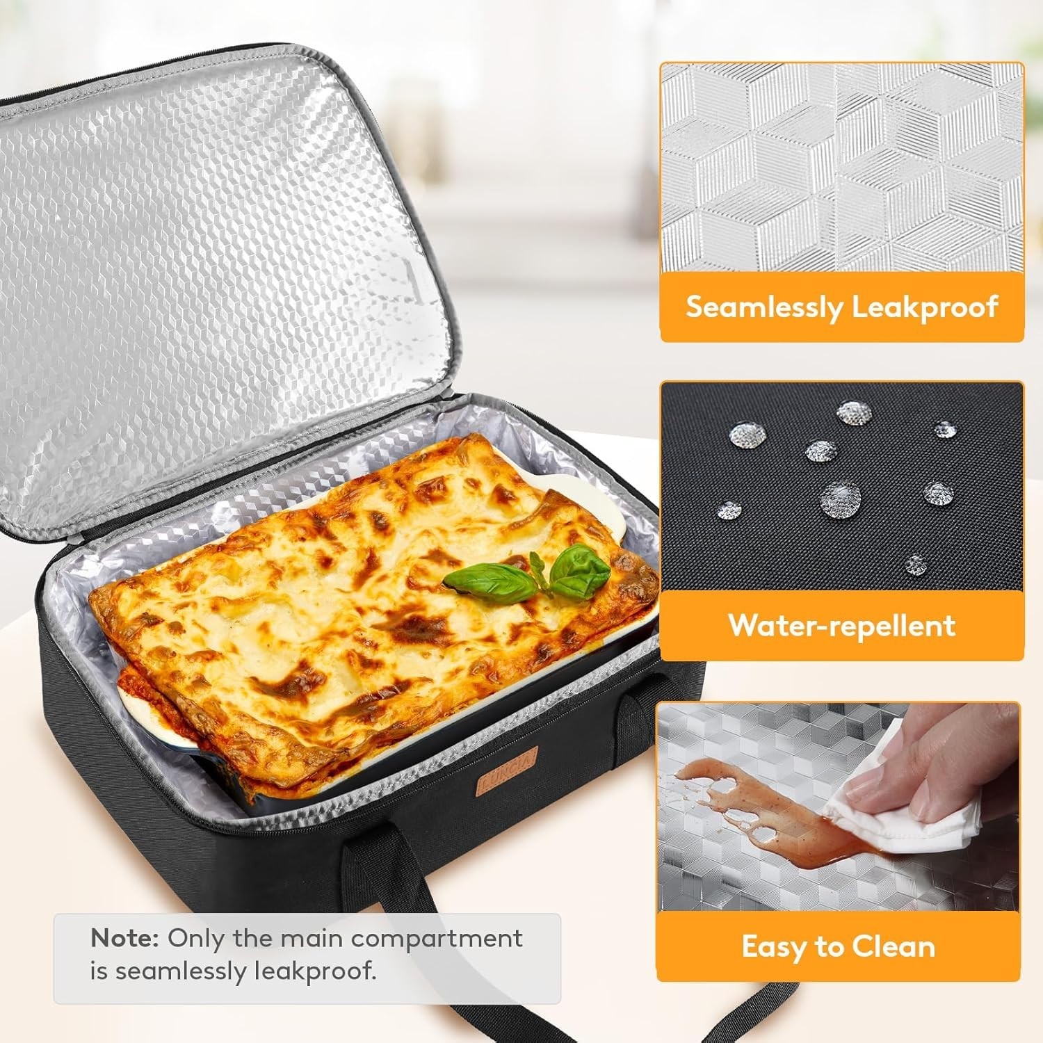 Versatile Thermal Lunch Bag – Insulated Casserole Carrier for Potluck and Picnic