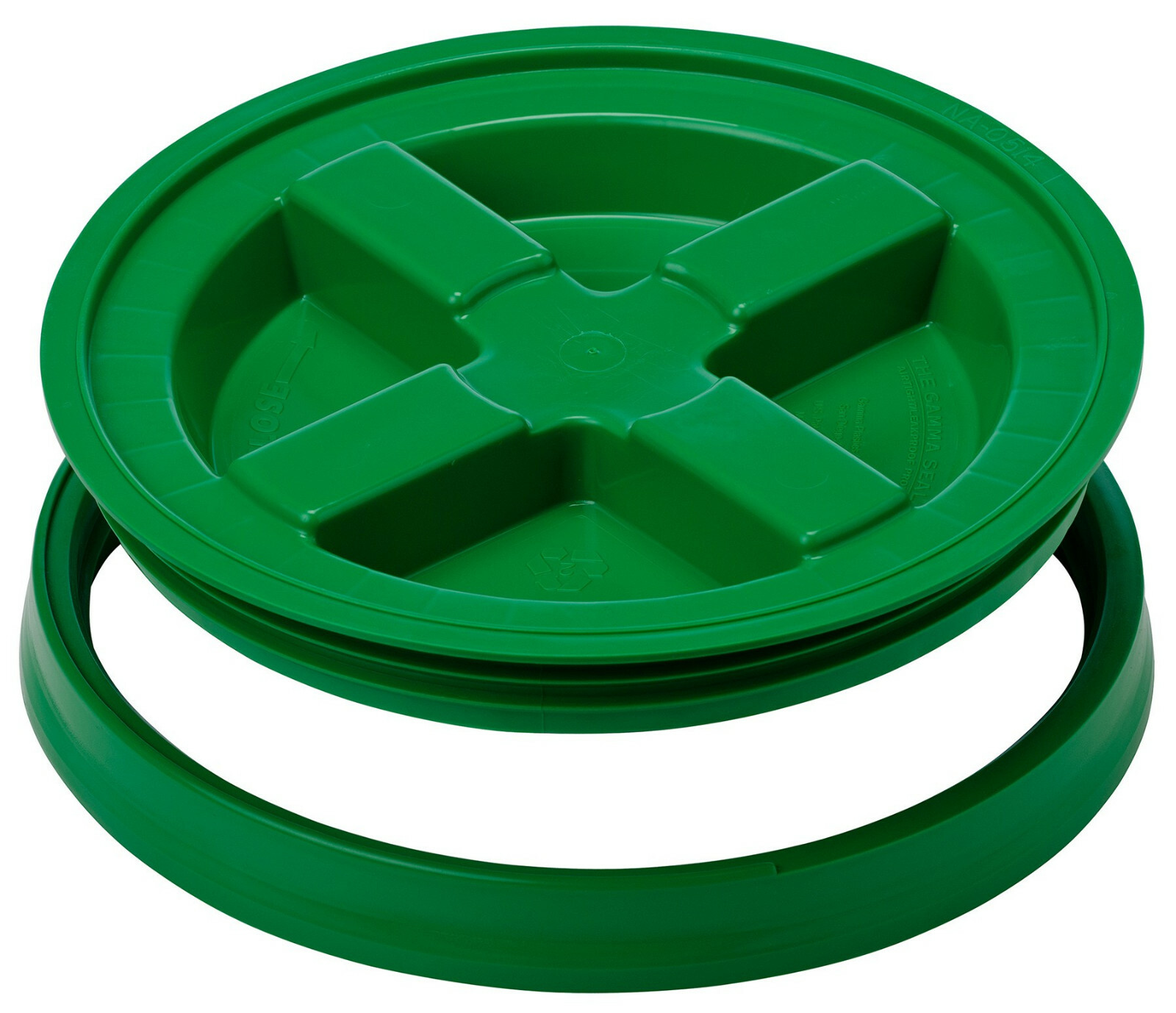 3.5 Gallon Food Grade BPA Free Buckets with Screw On Air Tight Lids (Pack of 5)