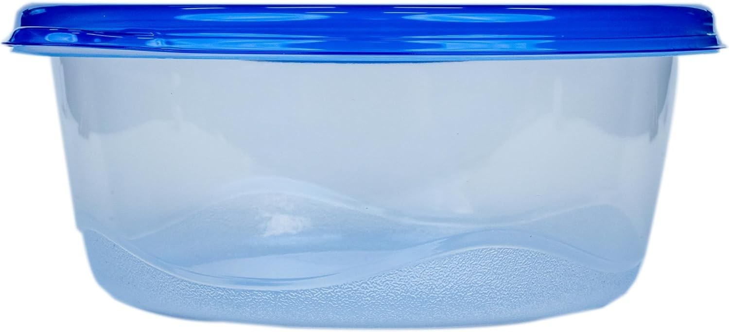 Ware Big Bowl Food Storage Containers with Lids, Large Round BPA Free Plastic…